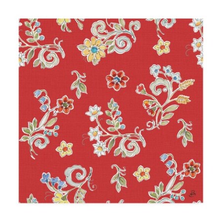 Trademark Fine Art Daphne Brissonnet 'Morning Bloom Pattern IIC' Canvas Art, 18x18 WAP11679-C1818GG